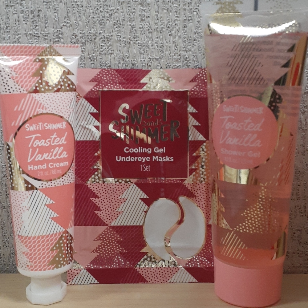 Sweet and Shimmer bath and body set